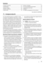 Page 21Sommaire
Consignes de sécurité _ _ _ _ _ _ _ _ _ _ _ _ _ _  21
Fonctionnement _ _ _ _ _ _ _ _ _ _ _ _ _ _ _ _ _  23
Première utilisation _ _ _ _ _ _ _ _ _ _ _ _ _ _ _  23
Utilisation quotidienne _ _ _ _ _ _ _ _ _ _ _ _ _ _  24
Conseils utiles _ _ _ _ _ _ _ _ _ _ _ _ _ _ _ _ _   24Entretien et nettoyage _ _ _ _ _ _ _ _ _ _ _ _ _ _  25
En cas danomalie de fonctionnement _ _ _ _ _ _ _  25
Caractéristiques techniques _ _ _ _ _ _ _ _ _ _ _  27
Installation _ _ _ _ _ _ _ _ _ _ _ _ _ _ _ _ _ _ _  27
En matière...