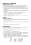 Page 1110
GUARANTEE CONDITIONS 
Standard guarantee conditions
We, Zanussi, undertake that if within 12 months of the date of purchase this Zanussi appliance or any part
thereof is proved to be defective by reason only of faulty workmanship or materials, we will, at our option
repair or replace the same FREE OF CHARGE for labour, materials or carriage on condition that:
•The appliance has been correctly installed and used only on the electricity supply stated on the rating plate.
•The appliance has been used for...