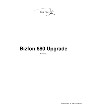 Page 1Bizfon 680 Upgrade 