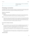 Page 145Bluetooth technology is on. If the icon is solid, Bluetooth 
technology is connected.
NFC is on.
Choosing a connection
Your BlackBerry device is capable of a wide range of connections, to increase what you can do with your device and how it 
interacts with other devices. Take a look at the list of connections to learn about the different types of connections, some 
tips for when to use each connection, and maybe learn a few things you didn