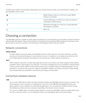 Page 145The NFC feature might not be available, depending on your wireless service provider, your administrator