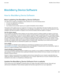 Page 235BlackBerry Device SoftwareHow to: BlackBerry Device Software
About updating the BlackBerry Device Software You might want to update your BlackBerry® Device Software for one of the following reasons:
• To access new applications and features
• To resolve a technical issue
• Your wireless service provider requires you to update the BlackBerry Device Software
The duration of the update process can range from 15 minutes to 2 hours, depending on the type of update, the amount of
smartphone data, and the...