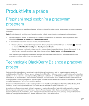 Page 277Produktivita a pr