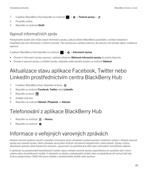 Page 851.V aplikaci BlackBerry Hub klepn