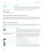 Page 308PermissionDescriptionInternetSet whether third-party applications can access the Internet through your wireless service provider (for example, using a direct Internet connection or WAP gateway).Wi-Fi (if supported)Set whether third-party applications can use Wi-Fi connections.
Related information
Third-party application control,384
About using Wi-Fi with VPN and software tokens
If you have a Wi-Fi enabled BlackBerry smartphone and if your organization uses a VPN to control access to its network, 
you...