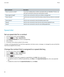 Page 48Voice commandDescription"Check my phone number"If you have multiple phone numbers associated with your BlackBerry® device, say 
this voice command to check your active phone number."Check signal strength"Say this voice command to check your wireless coverage level."Check network"Say this voice command to check the wireless network that your device is connected  to."Check battery"Say this voice command to check the battery power level."Repeat"Say this voice command...