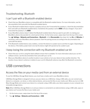 Page 155Troubleshooting: Bluetooth
I can