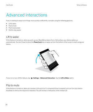 Page 26Advanced interactionsIf you
