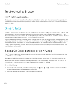 Page 268Troubleshooting: Browser
I can