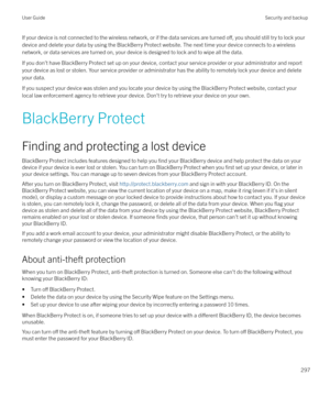 Page 297If your device is not connected to the wireless network, or if the data services are turned o