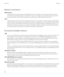 Page 144Network connections
Mobile networkA mobile network connection allows your BlackBerry device to make calls and, if you have a data plan, use data
services such as Internet browsing. In some locations, such as in a hospital or on an airplane, you need to turn 
o