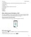 Page 141.Headset jack
2.Lock screen (Press); Power on/off (Press and hold); Reset (Press and hold for 10 seconds)
3.Front camera
4.Notification LED
5.Volume up
6.Mute (Press); BlackBerry Assistant (Press and hold)
7.Volume down
8.Microphone
9.Speaker
10.USB port
11.HDMI port
WhathsdifferentabouttheBlackBerry10OS?
If youhre new to a BlackBerry 10 device, you might be eager to learn more about what makes it different 
from other 
BlackBerry devices. Find information about the home screen, settings,...