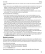 Page 148If none of the suggestions above solve your connection issue, try these more advanced troubleshooting 
options:
tCheck that the time on your BlackBerry device is synchronized with the network time. If the times are 
different, it could prevent your device from connecting (for example, if connecting to the network 
requires you to have a certificate on your device, and the certificate has an expiration date).
tIf you switched Wi-Fi networks manually, try switching to another Wi-Fi network.
tIf your email...