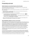 Page 261Productivityandwork
Switchbetweenyourpersonalspaceandworkspace
When BlackBerry Balance technology is set up on your BlackBerry device, you can quickly switch 
between your personal space and work space.
Tip:To differentiate between your personal space and work space, you can set a different wallpaper for 
your personal space.
1.From the home screen, to switch between spaces, swipe down from the top of the screen. Tap 
SwitchtoPersonal or SwitchtoWork.
2.From your personal space or work...