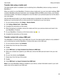 Page 39Transferdatausingamediacard
This data transfer option is available if youhre switching from a BlackBerry device running a version of 
BlackBerry 7.
When you switch to a new BlackBerry 10 device using a media card, you can move alarm settings, BBM 
contacts, BlackBerry Browser bookmarks, text messages (SMS and MMS), phone history, and wireless 
connection profiles. This feature is designed to move the data in your personal space but not the data in 
your work space.
Only the data saved locally in...