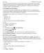 Page 77If your device is associated with a CRL or an OCSP server, when you add recipients to an encrypted 
message, your device tries to retrieve a certificate status for each recipient. You are unable to send the 
message until certificate statuses are received for all recipients. If certificates canht be found or are 
invalid, the recipientsh names appear as red.
SetupS/MIME-protectedmessaging
You need to store a private key and certificate on your BlackBerry device to send digitally signed or 
encrypted...