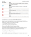 Page 214ApporServiceTasksCreate tasks, notes, and reminders in BlackBerry Remember, and search 
your tasks, notes, and reminders.Weather
Check your local forecast, a different cityhs forecast, and other weather 
information.
Places
Find businesses and points of interest nearby, or find businesses and points 
of interest in a different city.
Sports
Check scores, schedules, standings, and other info for various professional 
sports leagues in North America and Europe.
Movies
Check movie times for a specific...