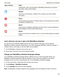 Page 210ApporServiceTasksCreate tasks, notes, and reminders in BlackBerry Remember, and search
your tasks, notes, and reminders.Weather
Check your local forecast, a different cityhs forecast, and other weather information.Places
Find businesses and points of interest nearby, or find businesses and points
of interest in a different city.Sports
Check scores, schedules, standings, and other info for various professional
sports leagues in North America and Europe.Movies
Check movie times for a specific movie, or...