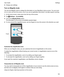 Page 1943.Change your settings.
TurnonMagnifymode
You can use Magnify mode to enlarge the information on your BlackBerry device screen. You can zoom 
in to or zoom out from the screen, even if you use an application that doesnht normally support zooming.
1.On the home screen, swipe down from the top of the screen.
2.Tap  Settings > Accessibility.
3.Turn on the MagnifyMode switch.
The information on the screen immediately appears larger.
4.To move around the magnified screen, use two fingers to move the...