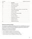 Page 63IconDescriptionMeeting or event invitationNew Facebook notificationEmail with attachmentDraft messageEmail messages grouped by subject in a conversation threadUnread text message (SMS)Read text messageText message with attachment (MMS)Draft text messageNew system notificationMessage hasnht been sent yetMessage is being sentMessage has been sentMessage could not be sent
ViewingandsearchingmessagesYou can view all of your messages and notifications in the Hub view in the BlackBerry Hub. Or, you can
view...