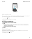 Page 78 
 
Createameetingfromanemail
When you create a meeting or event from an email, your BlackBerry device populates the invitation with
the subject line from the email, and the recipients of the email become the invitees.
1. In an email, tap 
 > .
2. Enter any additional information for the meeting.
3. Tap  Save .
AddacontactfromtheBlackBerryHub
1. In the BlackBerry Hub, touch and hold a message.
2. Tap 
.
t To add the contact to an existing contact entry (for example, to add a new email address...