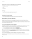 Page 188Application support for BlackBerry Screen Reader
The BlackBerry Screen Reader now supports the following applications:
