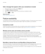 Page 26Add a message that appears when your smartphone is locked
1.On the home screen or in a folder, click the Options icon.
2.Click Display > Message on Lock Screen.
3.Type the text that you want to appear on the screen when your smartphone is locked.
4.Press the  key > Save. 
Related information
Lock or unlock your smartphone, 31
Feature availability
The following items affect the availability of features on your BlackBerry smartphone. The features discussed are meant as 
examples, and are not inclusive of...