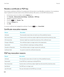 Page 336Revoke a certificate or PGP key
If you revoke a certificate or PGP key, it is revoked only in the key store on your BlackBerry smartphone. Your smartphone 
doesn't update the revocation status on the certificate authority, CRL servers, or on the 
PGP Universal Server.
1.On the home screen or in a folder, click the Options icon.
2.Click Security > Advanced Security Settings > Certificates or PGP keys.
3.Highlight a certificate or PGP key.
4.Press the  key > Revoke > Yes. 
5.Change the Reason field....