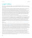 Page 370Legal notice
©2012 Research In Motion Limited. All rights reserved. BlackBerry®, RIM®, Research In Motion®, and related trademarks, 
names, and logos are the property of Research In Motion Limited and are registered and/or used in the U.S. and countries  around the world.
iTunes is a trademark of Apple Inc. Bluetooth is a trademark of Bluetooth SIG. DataViz, Documents To Go, Sheet To Go, 
Slideshow To Go, and Word To Go are trademarks of DataViz, Inc. UMTS is a trademark of European Telecommunications...