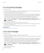 Page 40I'm not receiving messages
Try the following actions:
•Verify that your BlackBerry smartphone is connected to the wireless network. If you're not in a wireless coverage area, 
you should receive messages when you return to a wireless coverage area.
•Reset your smartphone. Connect to the network and try again.
•If you created an email address or added an existing email address to your smartphone using the email setup screen in  the Setup application, verify that you have received an activation...