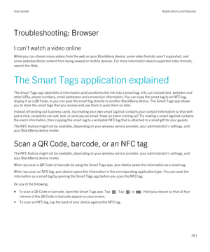 Page 261Troubleshooting: Browser
I can