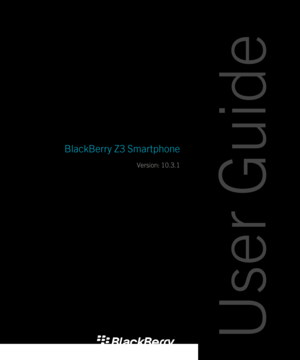 Page 1BlackBerry Z3 Smartphone
Version: 10.3.1
User Guide 