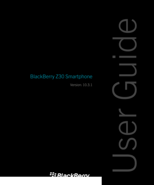 Page 1BlackBerry Z30 Smartphone
Version: 10.3.1
User Guide 