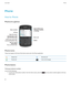 Page 54Phone
How to: Phone Phone at a glance
Phone icons These icons appear at the top of the Home screen and in the Phone application.
Missed callReceived callPlaced callVoice mail message
Phone basics
Find your phone numberDo one of the following: •To view your active phone number, from the Home screen, press the 
 key.Your phone number appears at the top
of the screen.
User GuidePhone52 