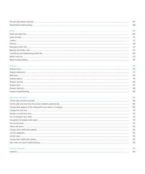 Page 5File and attachment shortcuts..................................................................................................................................................................................................................107Attachment...