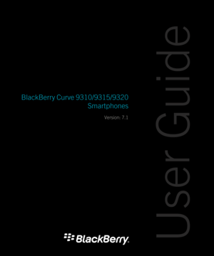 Page 1BlackBerry Curve 9310/9315/9320 Smartphones
Version: 7.1
User Guide 