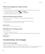 Page 126HTML email messages don't appear correctly
Try the following actions:
•Wait for a short period of time. Your BlackBerry smartphone receives long messages and attachments in sections.
•Try downloading external pictures. Press the  key > Get Images.
•Try viewing your message in plain text. Press the  key > Get Plain Text.
•Verify that the email that you received isn't encrypted.
Some email folders appear dimmed
If you can't forward email from an email folder, the check box beside the folder...