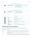 Page 16Keys on the right side of your smartphone Right convenience key•If supported, open the camera. To take a picture, press the 
convenience key again.
•You can also customize this key.
Keys on the left side of your smartphone Left convenience key•If supported, press to open BBM.
•You can also customize this key.
Keyboard ShiftCapitalize letters. AltType the alternate character on a key. SymbolOpen the symbol list.  Backspace/DeleteDelete the previous character or a selected item. EnterSelect an item....