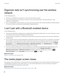 Page 44Organizer data isn't synchronizing over the wireless 
network
Try the following actions:
•Verify that your BlackBerry smartphone is connected to the wireless network.
•Verify that wireless data synchronization is turned on in the Contacts application, Calendar application, Tasks  application, and MemoPad.
•If you use the BlackBerry Internet Service, you must synchronize calendar data using the BlackBerry Desktop Software. 
For more information, see the Help in the 
BlackBerry Desktop Software.
I...