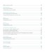 Page 7Delete a saved dock profile ....................................................................................................................... 283
Power and battery ................................................................................................................................\
.... 284
How to: Power and battery ........................................................................................................................ 284
Troubleshooting: Power and battery...