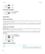 Page 96Press the  key > File. 
4.Highlight a folder.
5.Press the  key > File. 
View filed messages
1.On the home screen, click the Messages icon.
2.Press the  key > View Folder. 
3.Click a folder.
Email filters
About email filters
You can create email filters to specify which email is forwarded to your BlackBerry smartphone and which remains in the 
email application on your computer.
Email filters are applied to email based on the order in which they appear in your list of email filters. If you create...