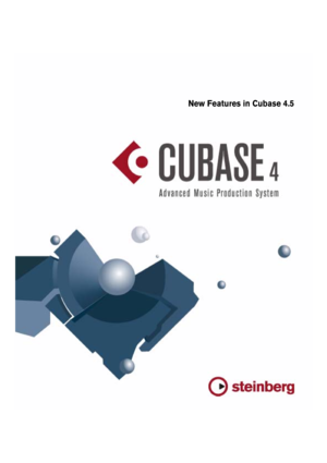 Page 1New Features in Cubase 4.5 