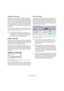 Page 150150
Control Room (Cubase only)
Disabling the Control Room
Once you have created all the channels for your studio 
configuration, the Control Room functions are available for 
use. If you need to use Cubase without the Control Room 
functions, you can simply press the Disable Control Room 
button on the Studio tab of the VST Connections window. 
Any channels you have created will be saved and when 
you enable the Control Room again, that configuration will 
be reloaded.
You can also create presets for the...