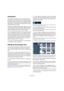 Page 9696
The Arranger track
Introduction
The Arranger track allows you to work with sections of 
your project in a non-linear fashion, to simplify arranging to 
the maximum extent. Instead of moving, copying and past-
ing events in the Project window event display to create a 
linear project, you can define how different sections are to 
be played back, like a playlist.
For this, you can define arranger events, order them in a list, 
and add repeats as desired. This offers a different and more...