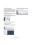 Page 5353
Tutorial 3: Grabar y editar MIDI
La Pista de Controlador
La “Pista de Controlador”, o carril de controladores, nos 
permite añadir o modificar datos MIDI tales como veloci-
dad e información de controladores. El uso más habitual 
de este carril es el de editar la velocidad de pulsación de 
las teclas, pitch bend y números de controladores para 
cosas como filtros, etc.
Si cree que la velocidad MIDI hace que algunas notas se 
oigan demasiado fuertes o flojas, puede verlas y editarlas 
en la parte...