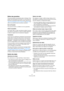 Page 2323
Périphériques MIDI
Édition des paramètres
Vous pouvez éditer les paramètres dans le dialogue “Assi-
gnation des Paramètres de Contrôle” ou vous pouvez sé-
lectionner le paramètre désiré dans la liste à gauche (voir 
“Zone des Propriétés (en bas à gauche)” à la page 20) et 
éditer ses propriétés dans les sections suivantes :
Nom du Paramètre
Vous permet d’entrer ou d’éditer le nom du paramètre.
Valeur du paramètre
Les champs “Min” et “Max” permettent de définir l’éventail 
des valeurs du paramètre. La...
