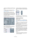 Page 3434
Périphériques MIDI
Cliquez sur un seul élément pour voir affiché le nom du 
paramètre dans la seconde ligne de texte, ex. “CC: Main 
Volume”.
ÖL’édition de panneaux complexes est plus facile si 
vous utilisez la fonction “Focus Profondeur”, voir “Focus 
Profondeur” à la page 24.
Combiner des sous-panneaux de plusieurs canaux
Dans l’exemple ci-dessous, nous avons crée un panneau 
de périphérique MIDI en créant un seul panneau pour 16 
canaux identiques. Toutefois, vous voulez sûrement utiliser 
des...