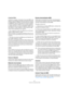 Page 361361
Traitement et quantification MIDI
Comprimer/Étirer
Comprime ou élargit la “dynamique” des notes MIDI en ap-
pliquant un pourcentage aux valeurs de Vélocité en fonction 
du réglage Ratio (0 à 300%). Le principe étant de multiplier 
les différentes valeurs de Vélocité par un facteur supérieur 
à 1 (donc supérieur à 100%) ce qui augmente également 
les différences entre ces valeurs de Vélocité. Utiliser un fac-
teur inférieur à 1 (donc inférieur à 100%) rendra les diffé-
rences moins importantes. Pour...