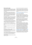 Page 471471
Synchronisation
Écouter l’audio du réseau
Si vous utilisez une console de mixage externe, écouter les 
données audio du réseau n’est pas vraiment un problème : 
il suffit de relier aux entrées de la console les sorties audio 
de chacun des ordinateurs, puis de lancer la lecture sur l’un 
des ordinateurs.
Toutefois, nombreux sont ceux qui préfèrent mixer “en in-
terne”, à l’intérieur de l’ordinateur, et qui n’utilisent une 
console que pour l’écoute (et parfois même, pas de con-
sole externe du tout...