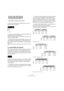 Page 554554
Entrer et éditer des notes
La valeur de quantification se règle dans le menu local 
Quant. de la barre d’outils :
Vous pouvez aussi assigner des raccourcis clavier aux 
différentes valeurs de quantification.
Ceci s’effectue dans le dialogue raccourcis clavier, menu Fichier, sous la 
catégorie “Quantification MIDI”.
Comme dans les autres éditeurs MIDI, vous pouvez uti-
liser le dialogue Configuration de la Quantification pour 
créer d’autres valeurs de quantification, des grilles irrégu-
lières, etc....